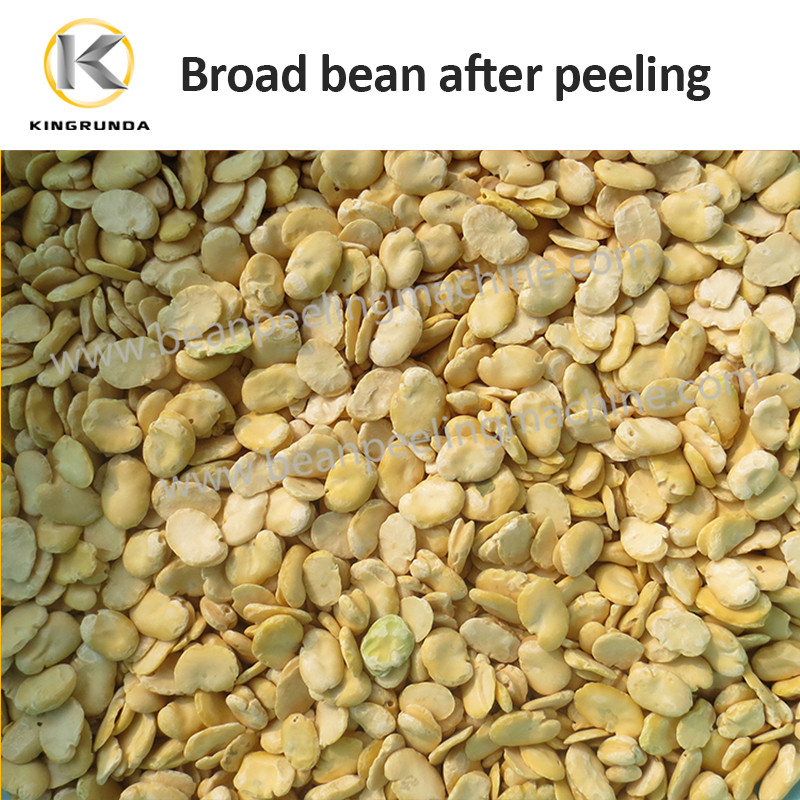 Skinless whole shape broad bean peeling machine
